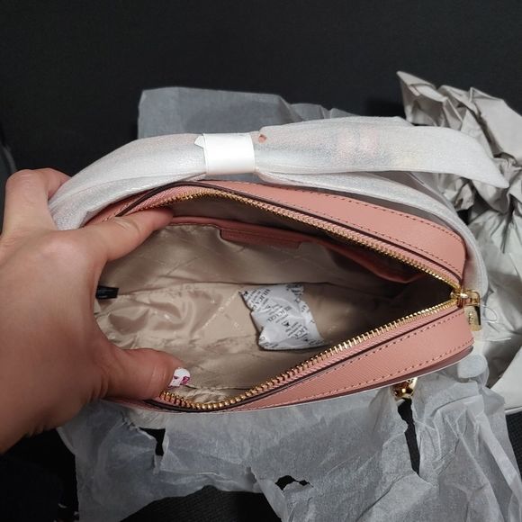 MICHAEL KORS JET SET SAFFIANO  CROSSBODY BAG - Picture 6 of 9